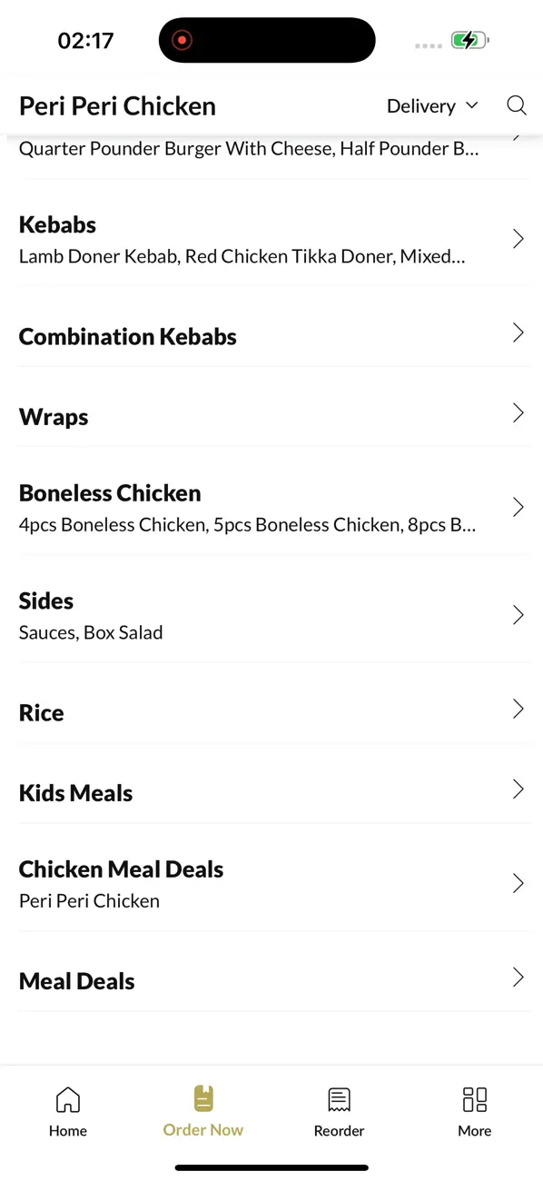 Screenshot #3 pour Peri Peri Chicken