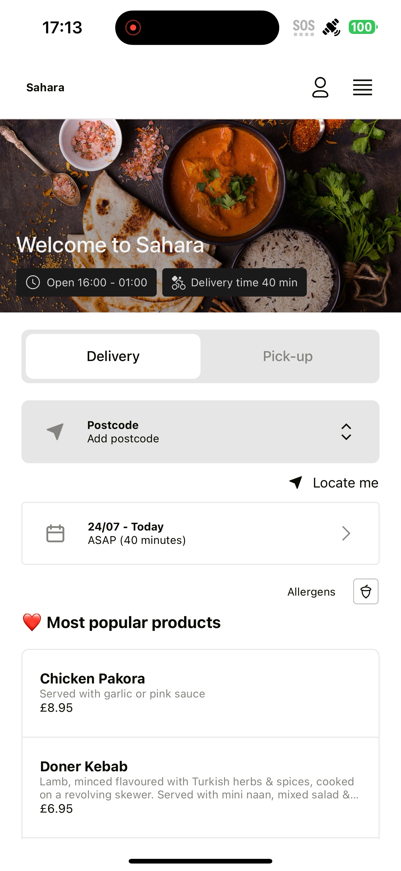 Sahara Indian Takeaway UK screenshot 6