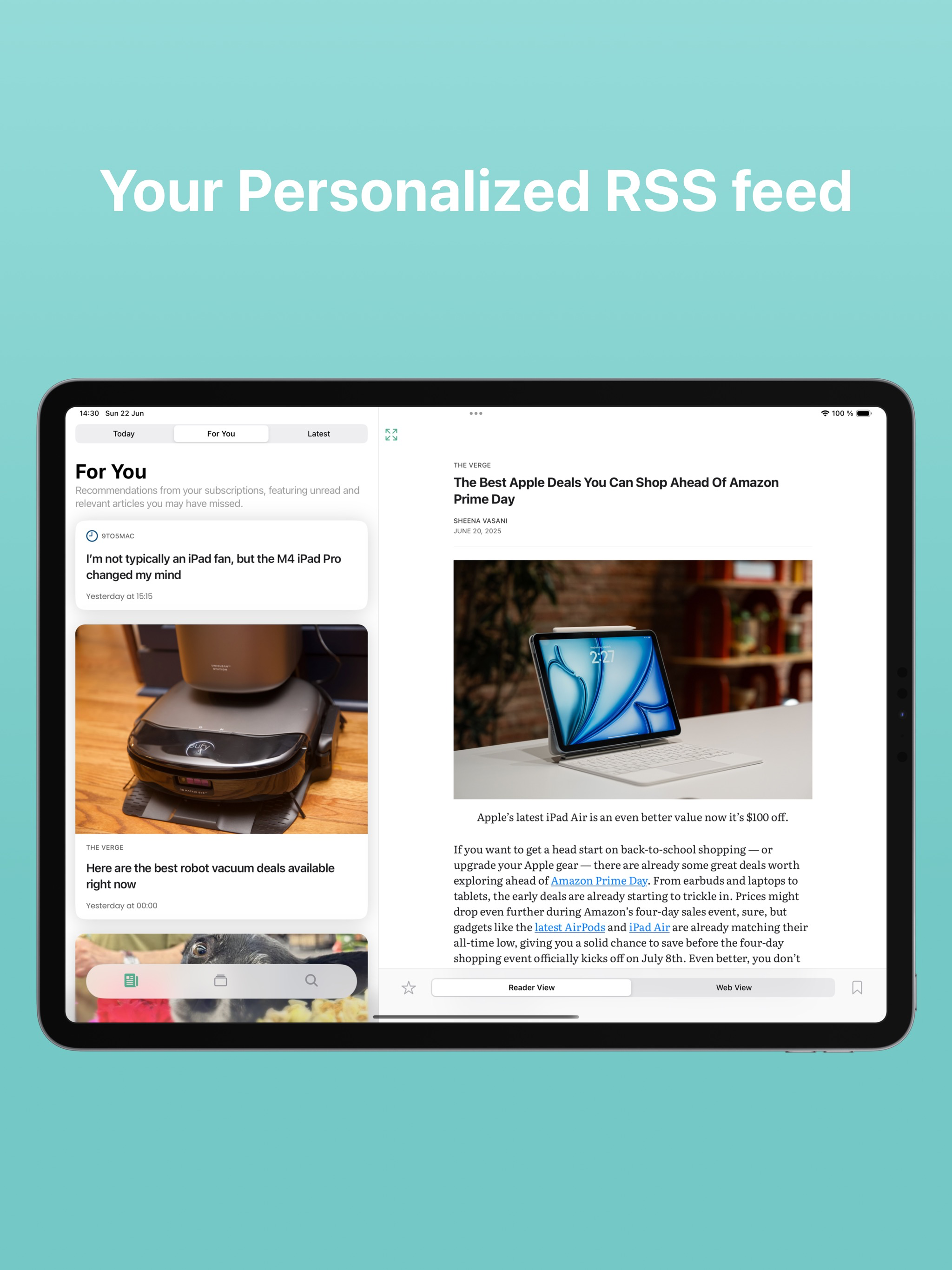 Gazette: RSS News Reader