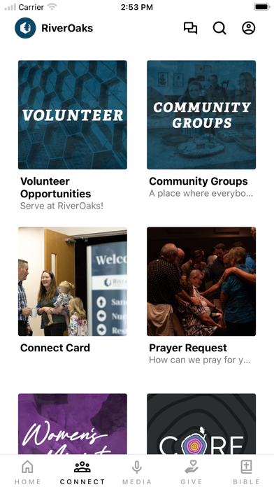 RiverOaks Presbyterian Church Screenshot
