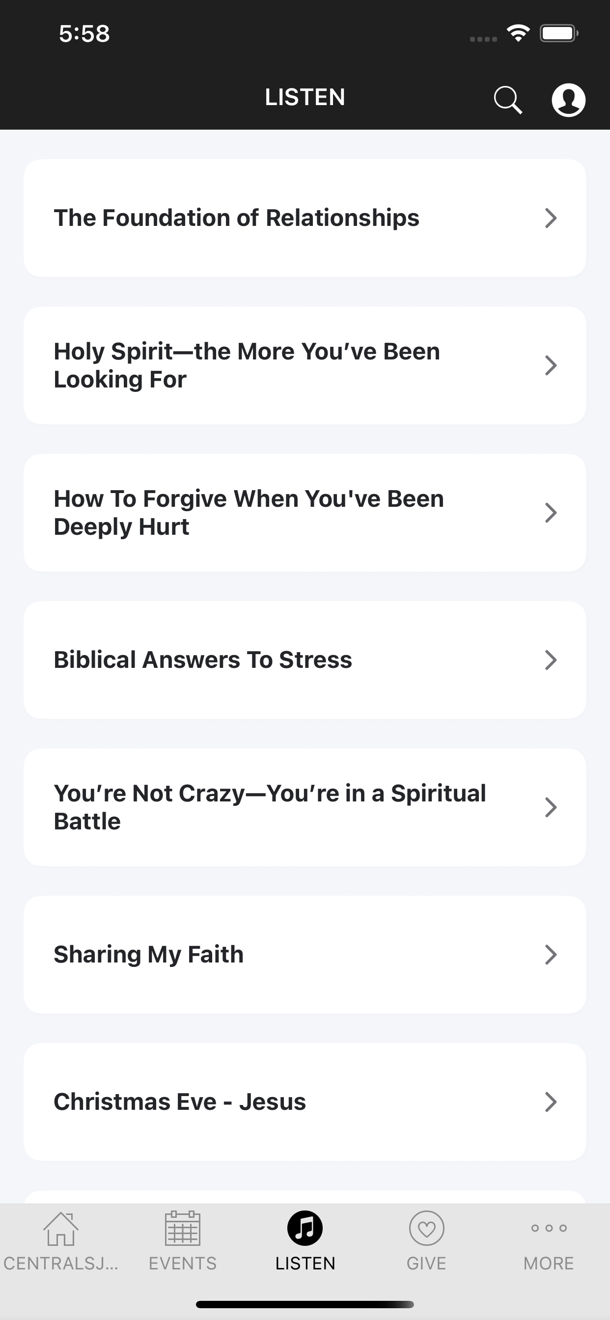 Central Christian Church SJ screenshot 3