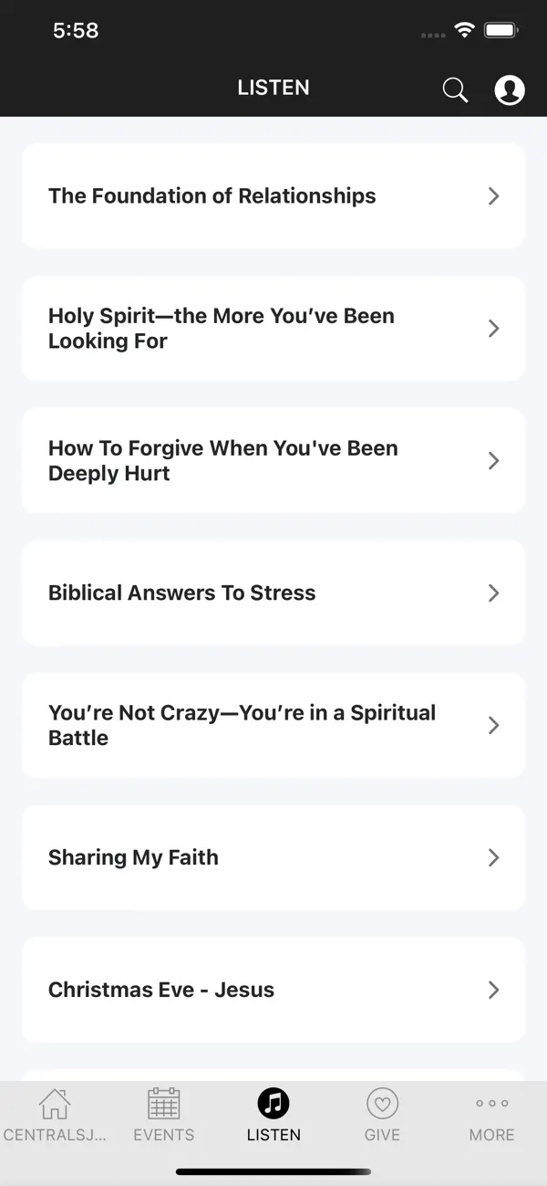 Screenshot #3 pour Central Christian Church SJ