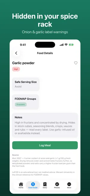 Low FODMAP Diet: LoFOD screenshot 2