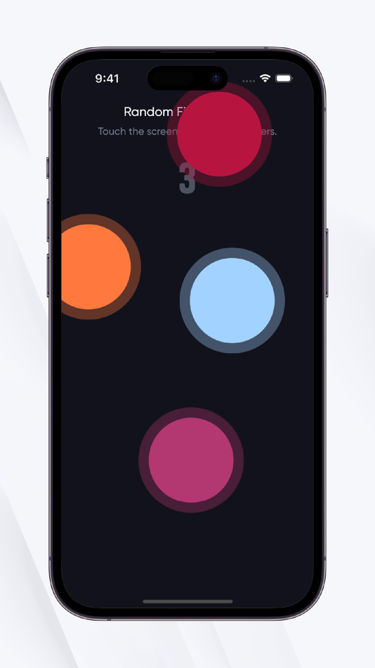 #3. Random Finger Picker Game (iOS) 来自: UGUR DALKIRAN