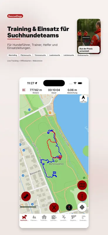 RescueDogs - Die Suchhunde App screenshot 1 of 6