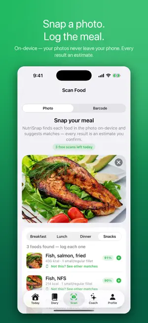 NutriSnap: Calorie Tracker screenshot 1