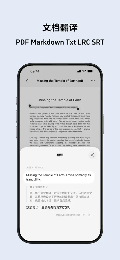 MiiTrans - AI 翻译助手 应用截图
