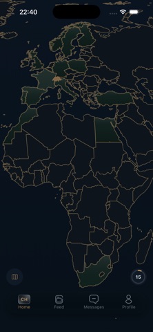 NomadMap: Travel Map & Friends Screenshot 1 of 8