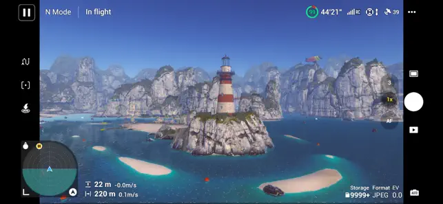 DJI Simulator iPhone screenshot 3
