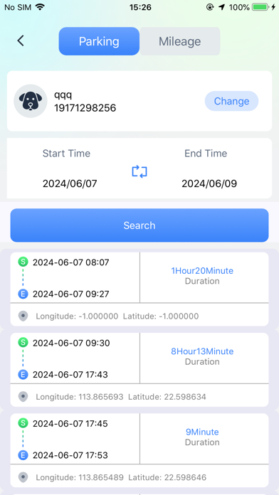OTJ GPS app screenshot 3