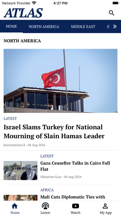 Atlas - Geopolitical Analysis Screenshot
