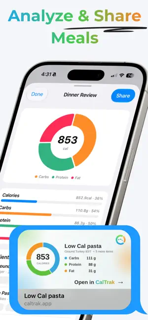 CalTrak: Calorie Tracker screenshot 4
