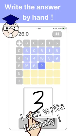 Math Brain: Handwriting Drills screenshot 1