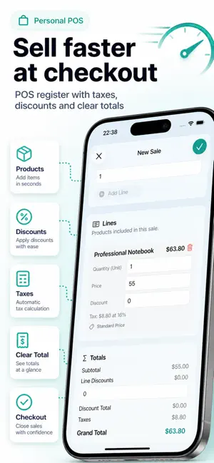 Personal POS – Sales & Stock screenshot 2