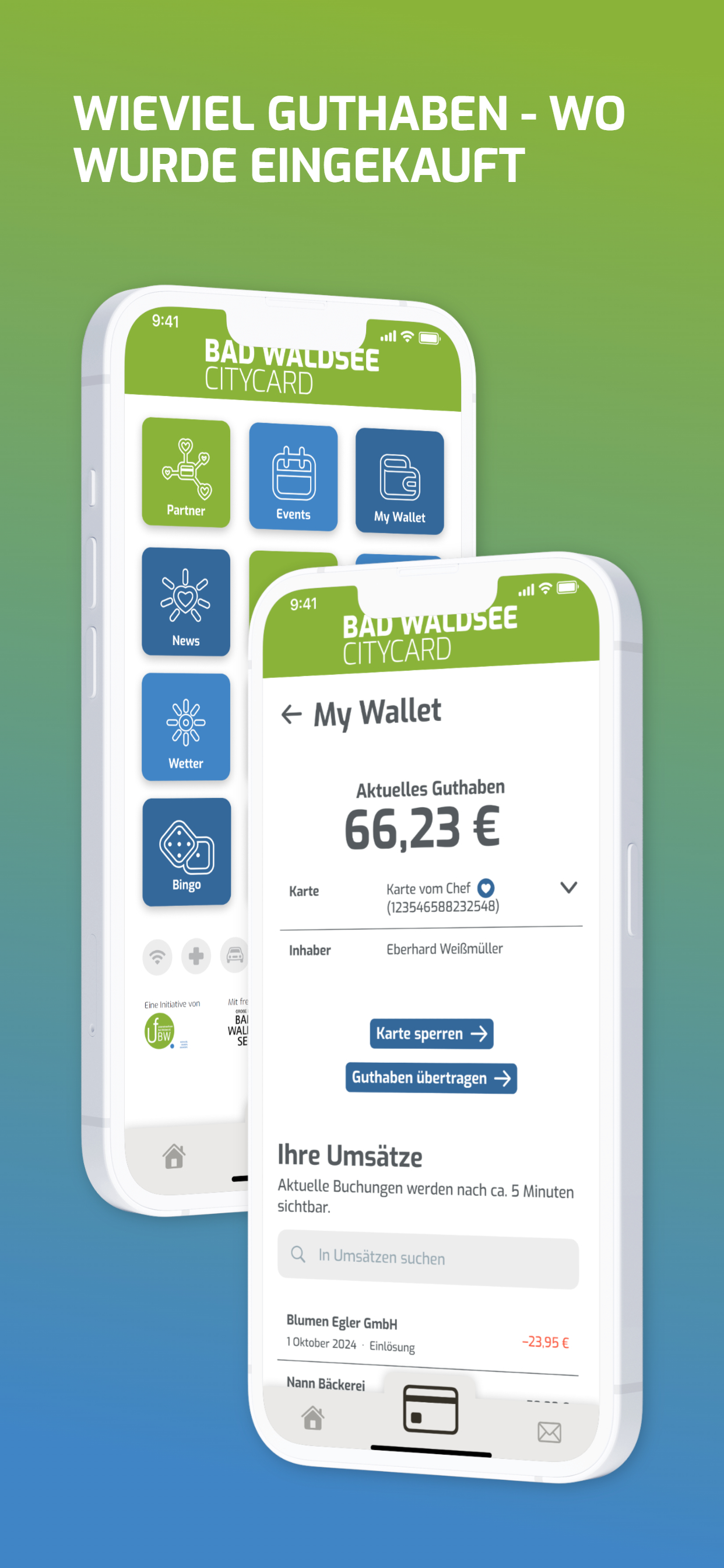 Bad Waldsee CityCARD & App