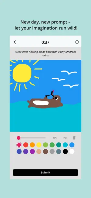 Daily Doodle - Draw & Compete! screenshot 1