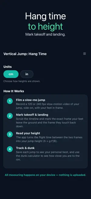 Vertical Jump: Hang Time screenshot 2