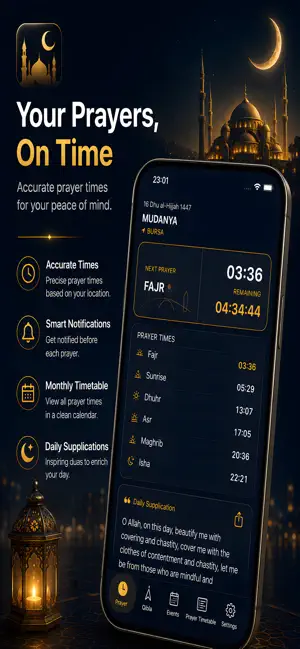 Prayer Times & Ramadan 2027 screenshot 1