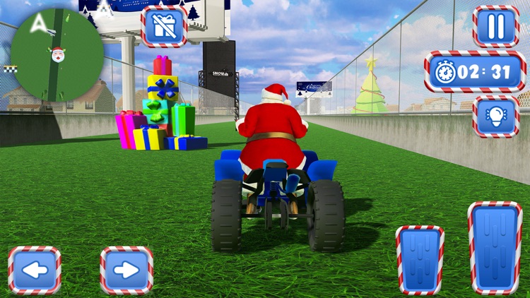 Santa Quad Bike Racing Game screenshot-4