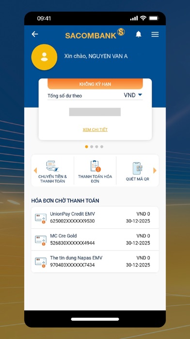 Screenshot #2 pour SACOMBANK mBanking