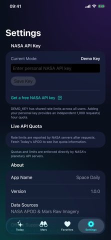 Space Daily: Universal View iPhone screenshot 5