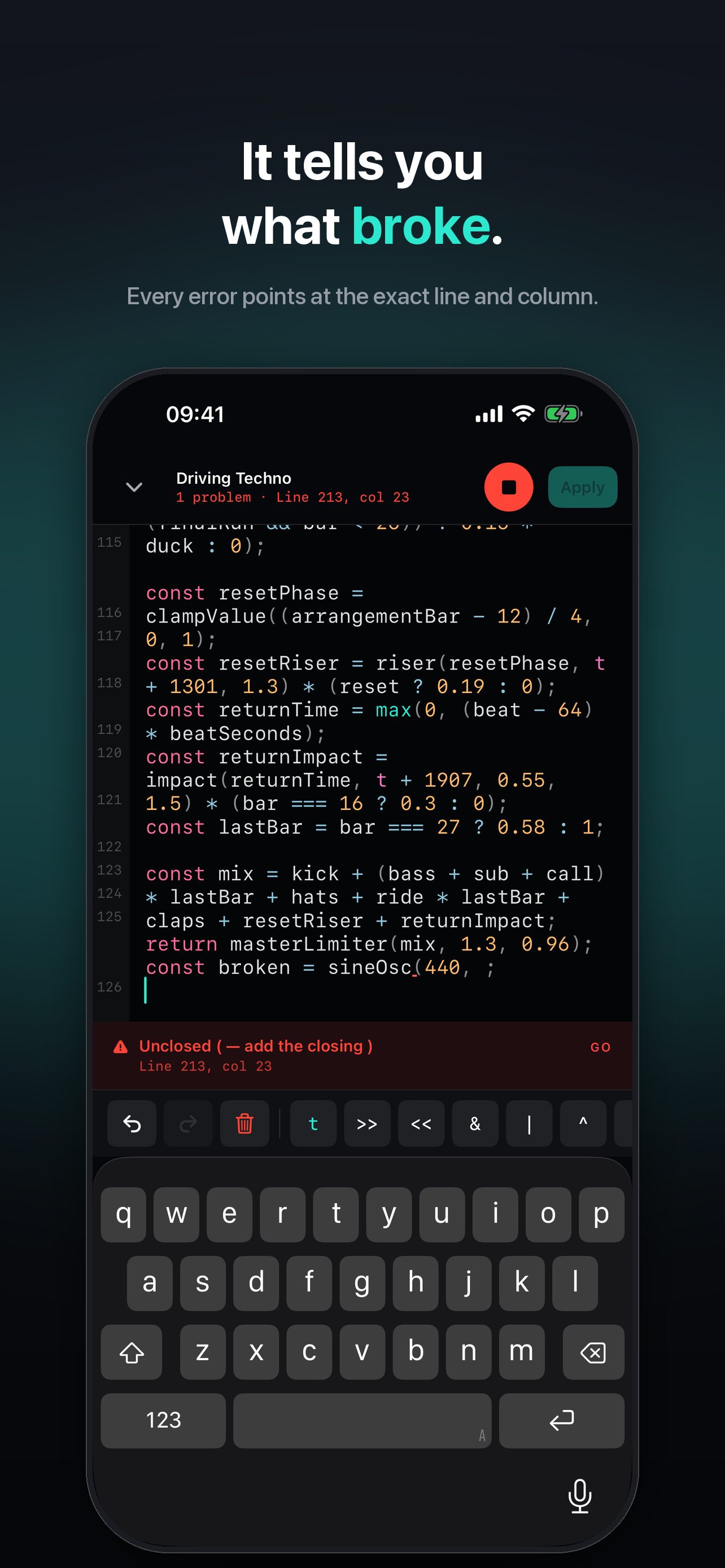ByteBeat screenshot 3