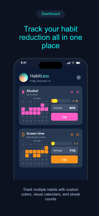 Habit Tracker: HabitLess Screenshot 5 of 8