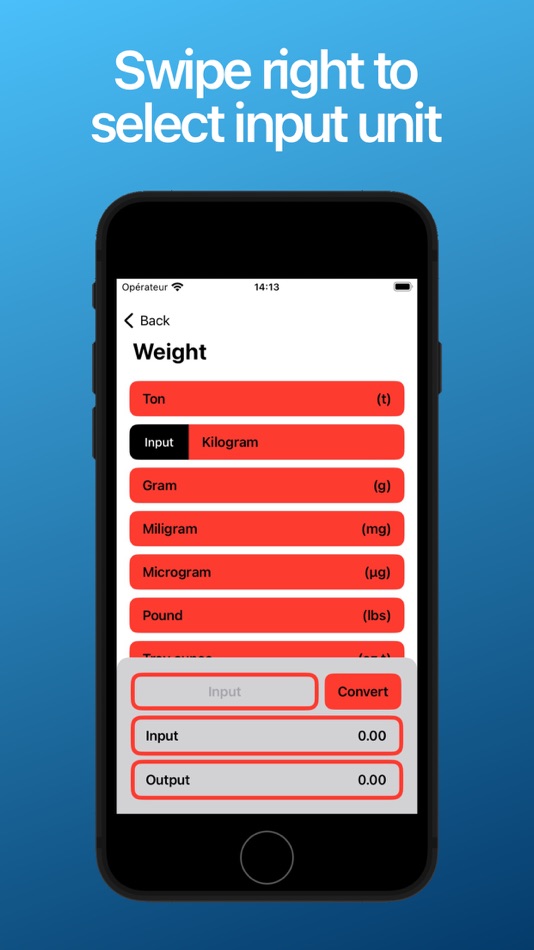#4. Minimalist Unit Converter (iOS) 由: ALEXANDRE MARQUIS