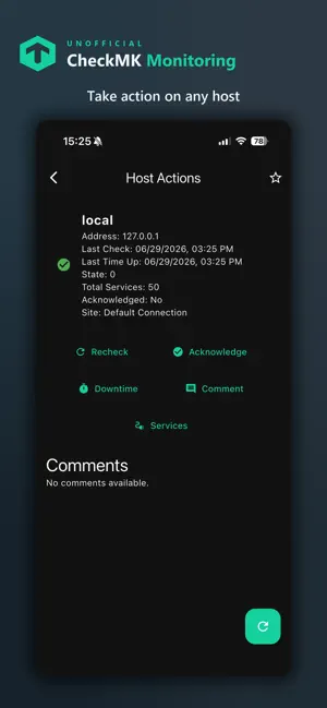 Unofficial CheckMK Monitoring screenshot 4