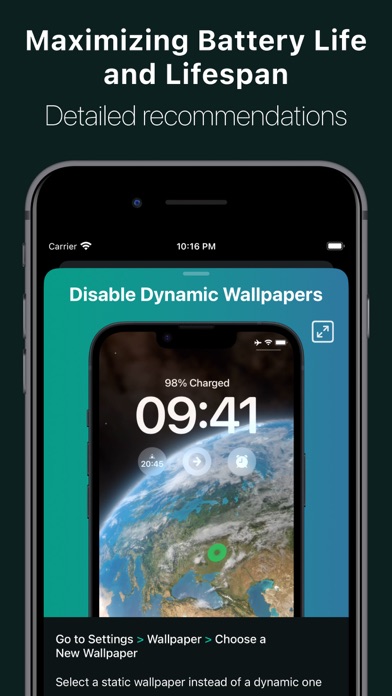 Volty+ Smart Battery Guide Screenshot