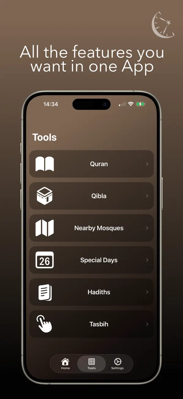 #2. Nur : Prayer Times, Quran (iOS) By: Mehmet Gungormus