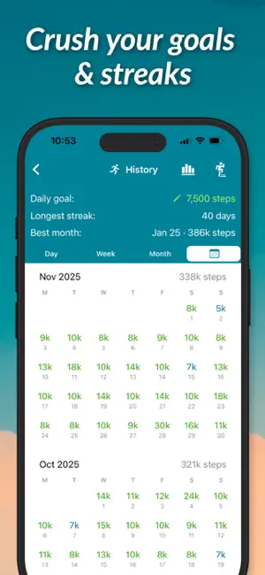 StepUp Pedometer Step Counter screenshot 2