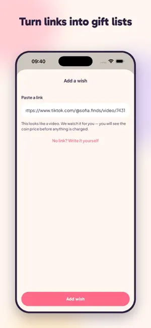 Bento Wish: Wishlist & Gifts screenshot 1