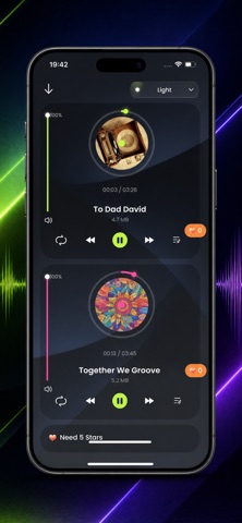 Offline Music Dual: Splizon iPhone screenshot 5