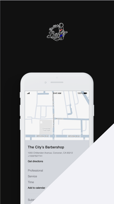 The City’s Barber Shop iPhone screenshot 1 - Lifestyle app