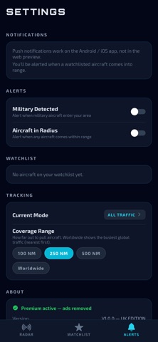 Intercept Radar Screenshot 5 of 5