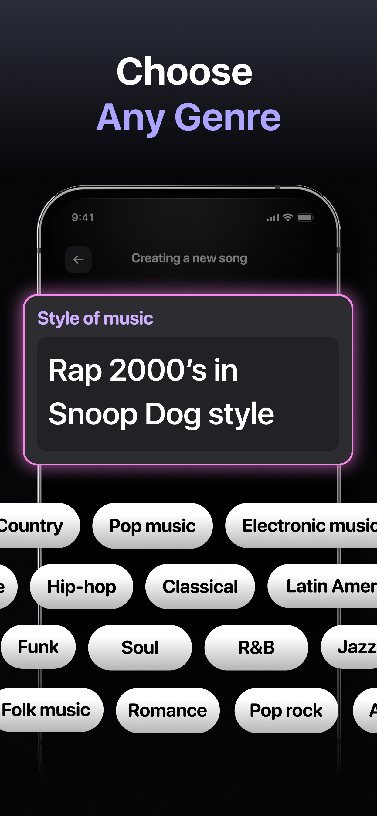AI Song Music Generator: Muzio screenshot 3
