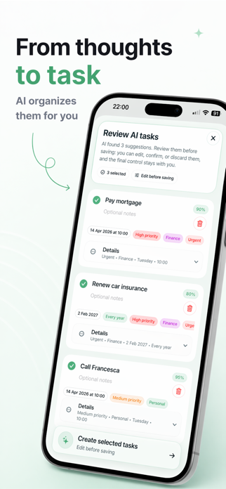 Mindor: AI Brain Dump Screenshot 2 of 5