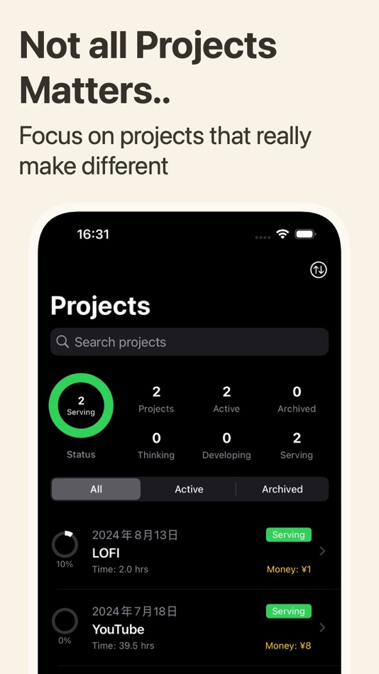 #3. SideProject - Track & Analyze (iOS) Tekijänä: 巧萍 陈