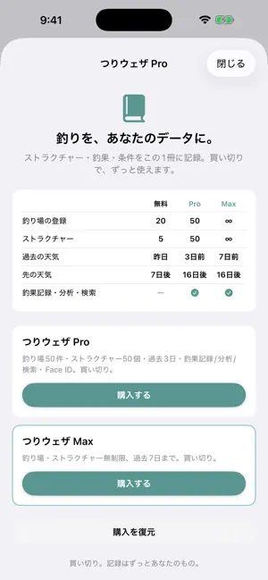 つりウェザ iPhone screenshot 5