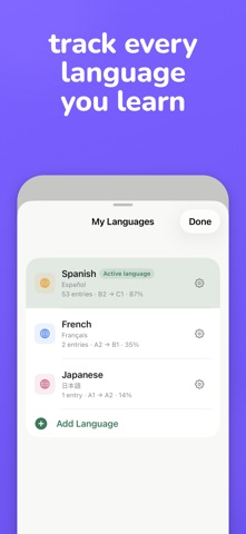 Sorrel: Language Study Diary Screenshot 7 of 8