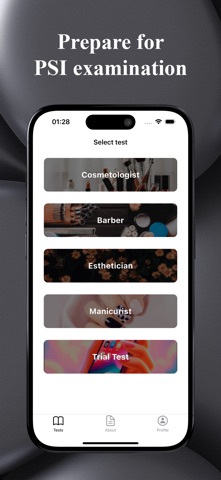 B.C.E.M. Beauty Exam Tests Screenshot 1 of 5