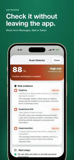 Scam Detector: Guardian screenshot 3