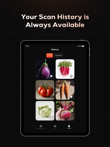 Vegetable Identifier - Scanner iPad screenshot
