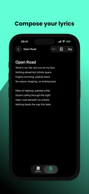 Rhymate screenshot 1