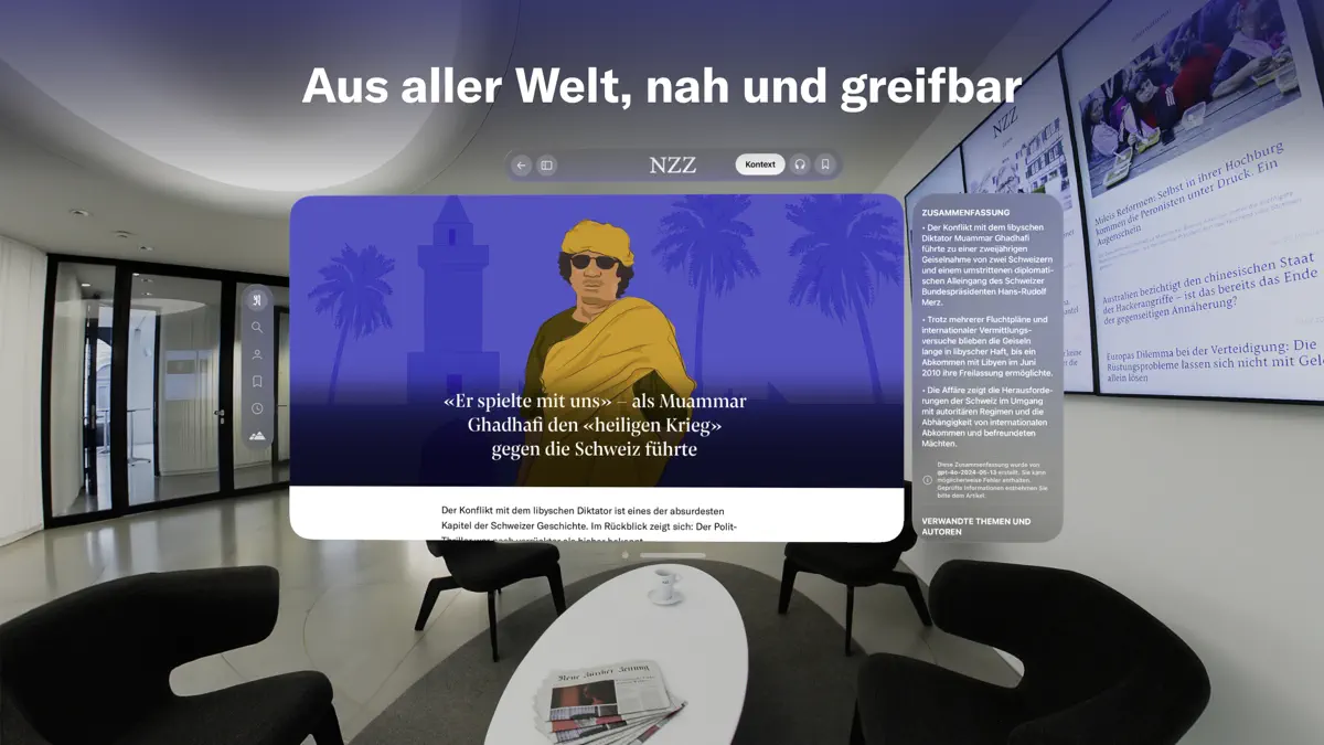 NZZ Nachrichten screenshot 1