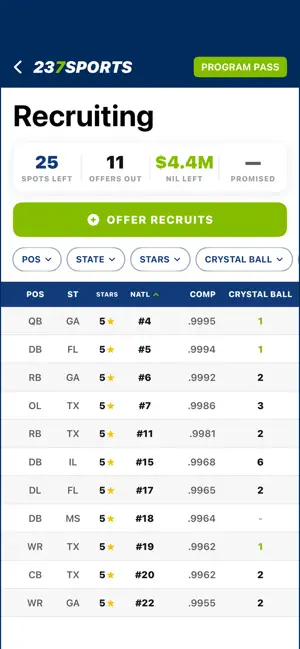The Program: CFB Dynasty screenshot 3
