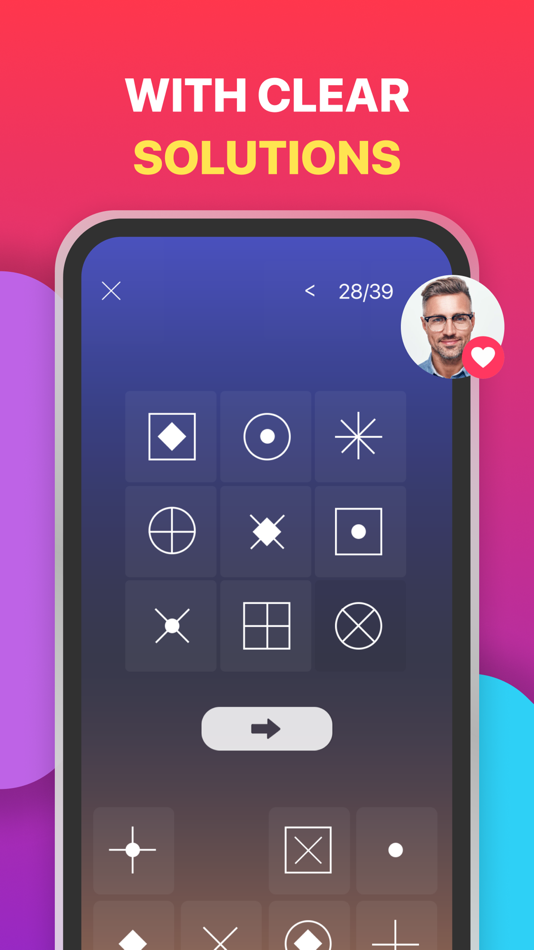 #4. IQ Test: Fun Intelligence Quiz (iOS) By: Sharply Labs