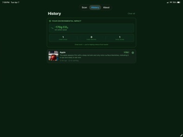 VisionRipe iPad screenshot