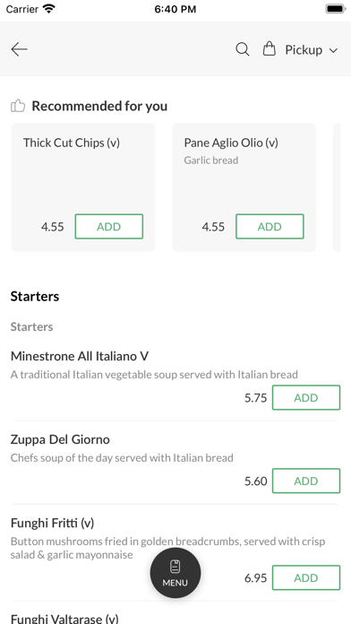 La Bella Ristorante Italiano. Screenshot